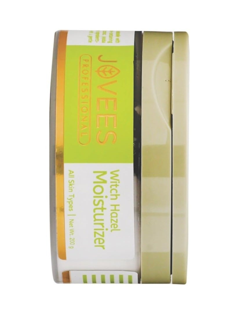 Jovees Herbal Witch Hazel Mosituriser For Reduce Fine & Dry Lines | Daily Lightweight Moisturiser With Hazel Ext & Aloe Vera Ext For Make Skin Glowing And Young For All Skin Types 200g - Image 2